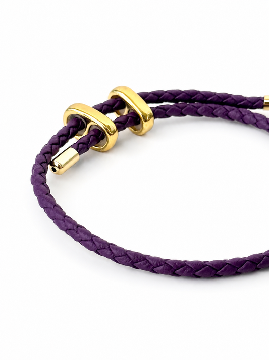 Aubergine Leather