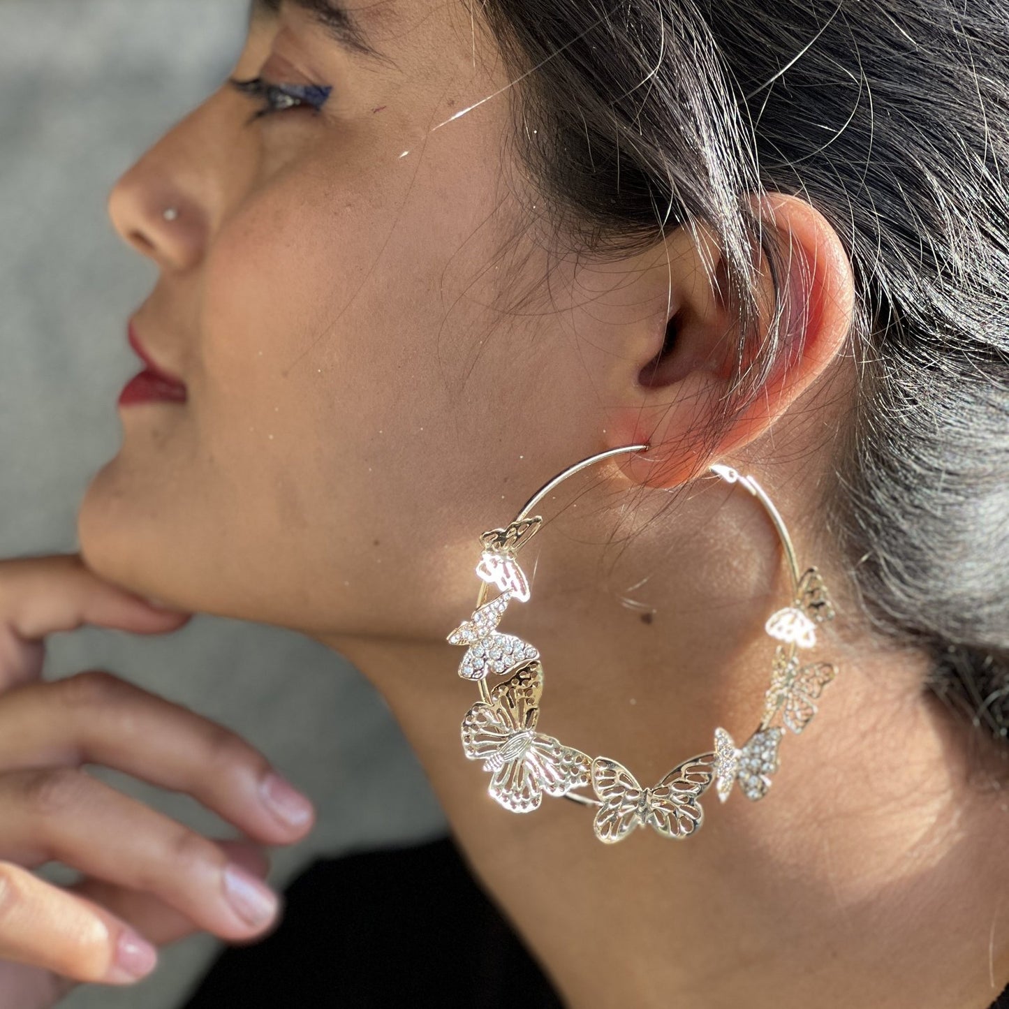 Oversized Coachella Hoops