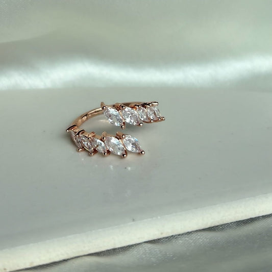 Leaf Rose Ring