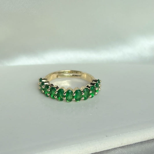 Emerald Oval Ring