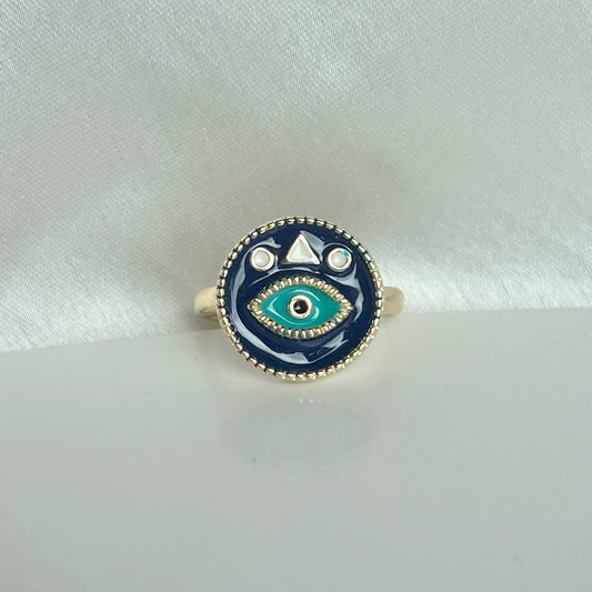 Blue Eye Ring