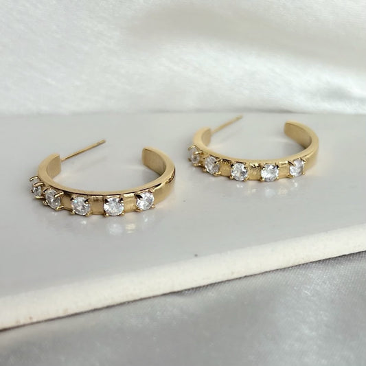 Enaya Gold Hoops