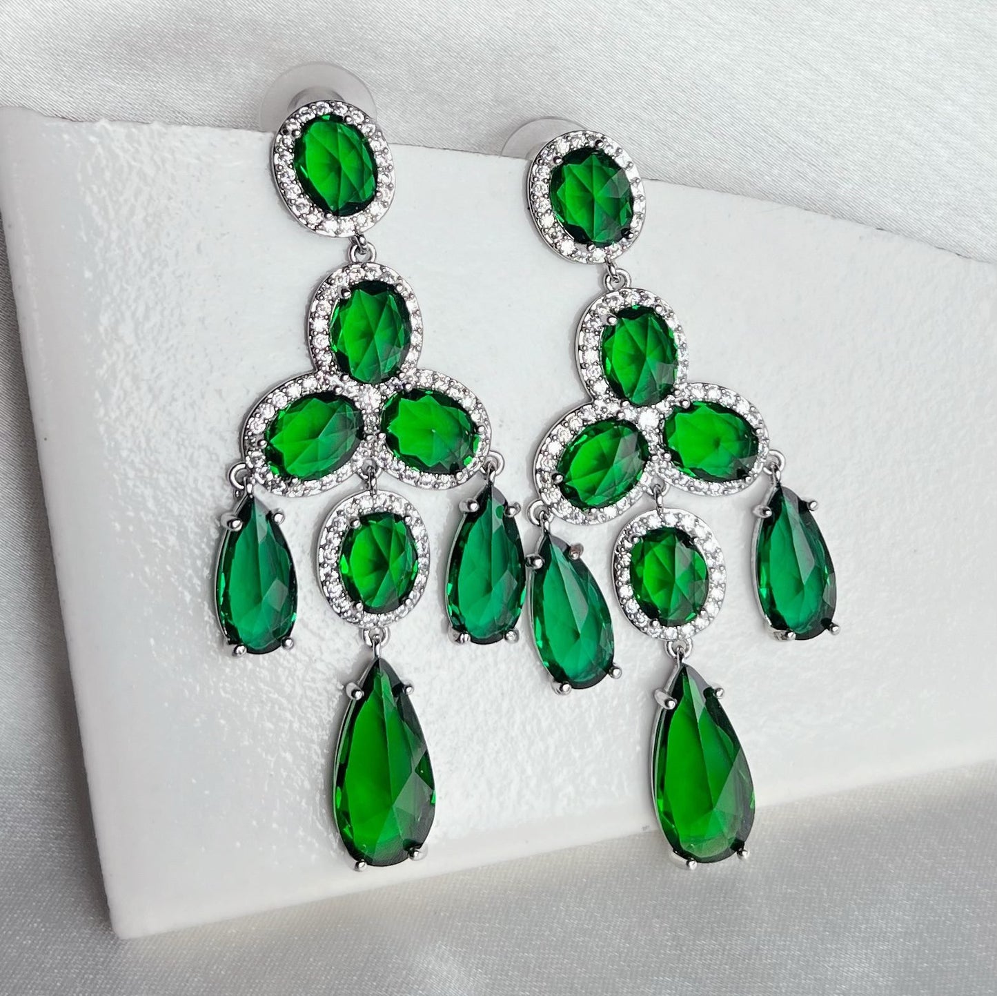 Anya Green Luxe Earrings