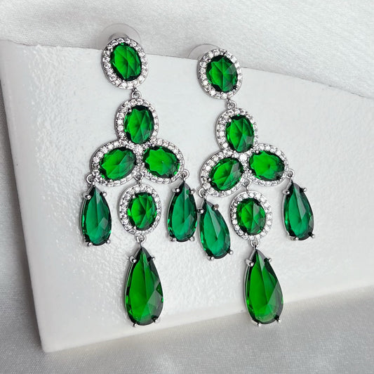 Anya Green Luxe Earrings