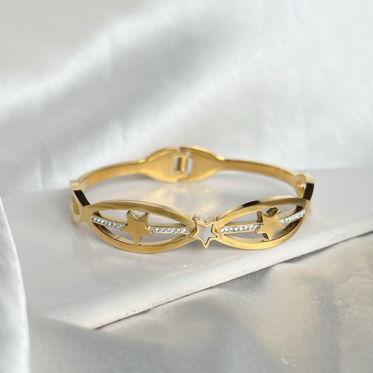 Peony Gold Stack Band