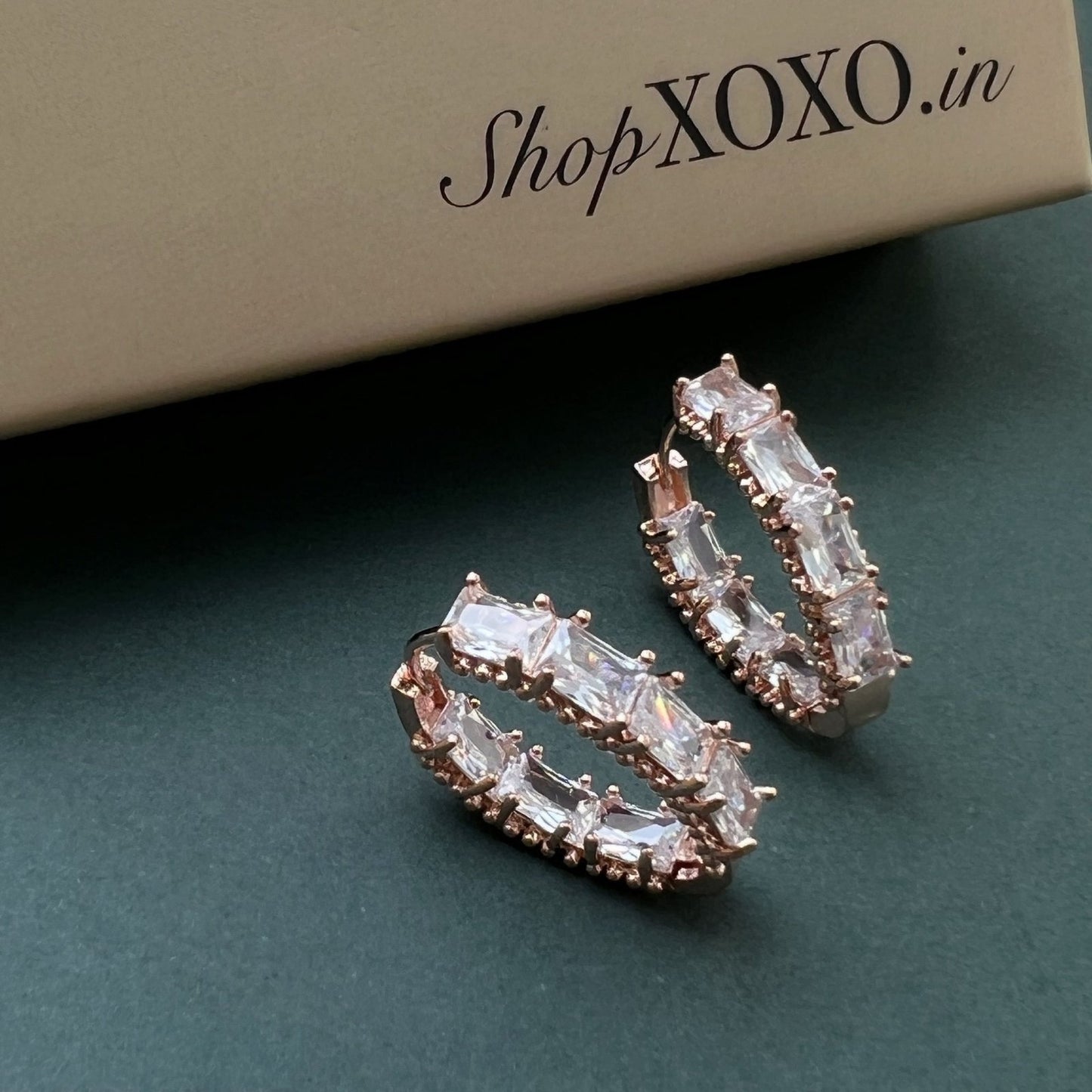 Luxe Rose Droplet Earrings