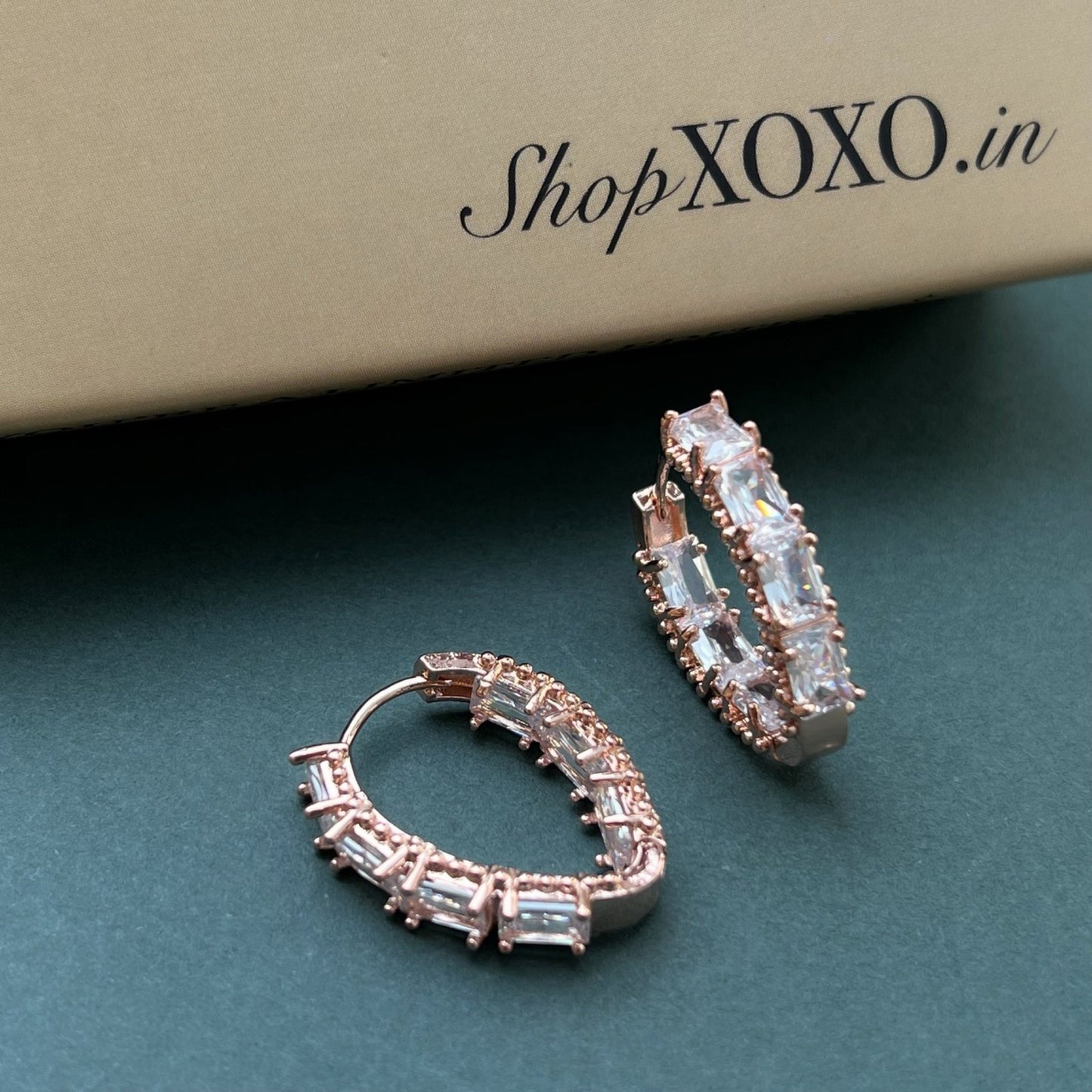 Luxe Rose Droplet Earrings