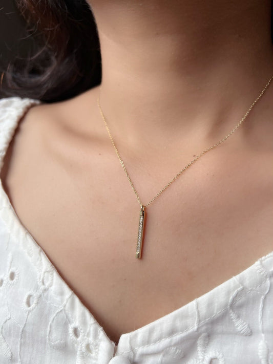Gold Bar Necklace