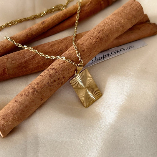 Gold Sunbeam Necklace