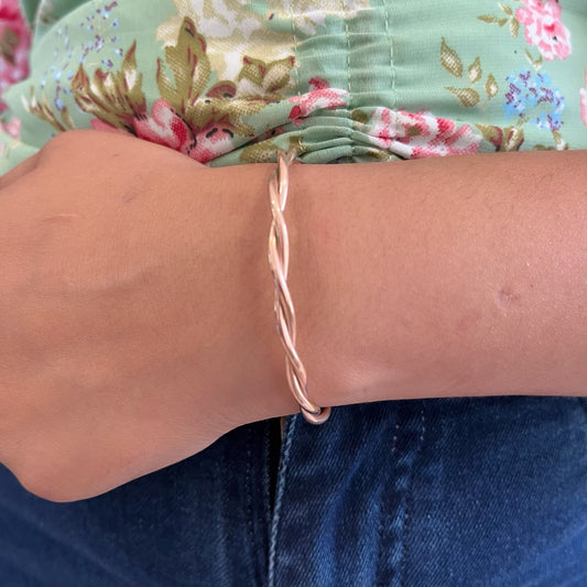 Rose Twisted Chic Cuff