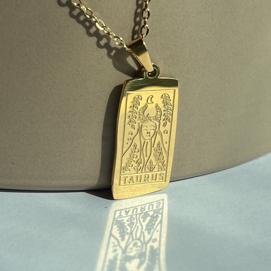 Taurus Reversible Necklace