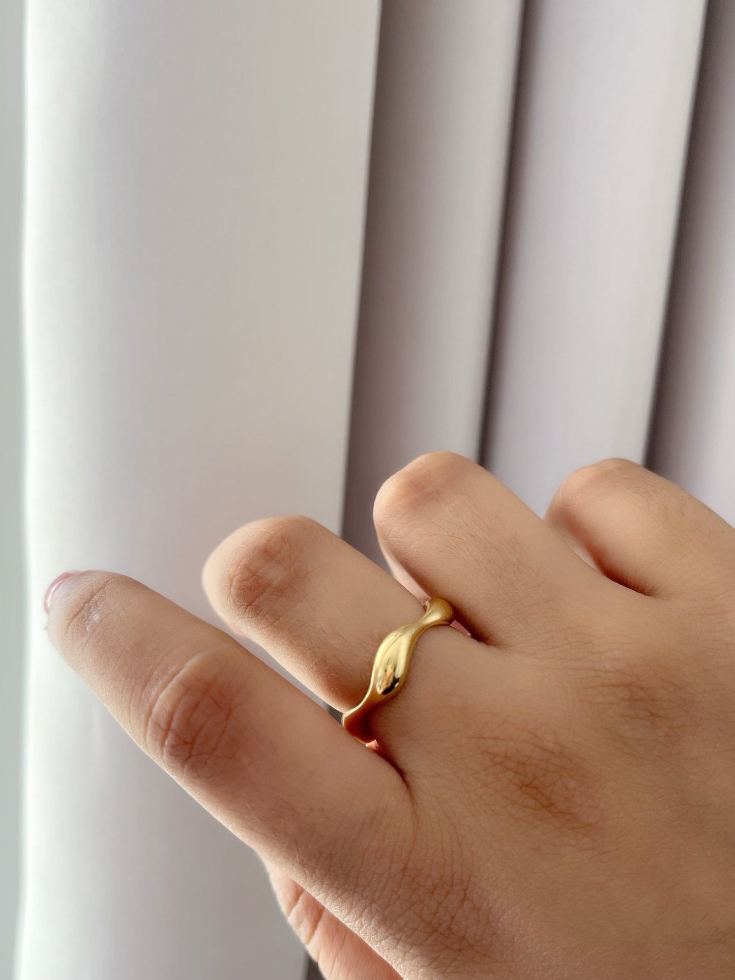 Fluid Gold Ring