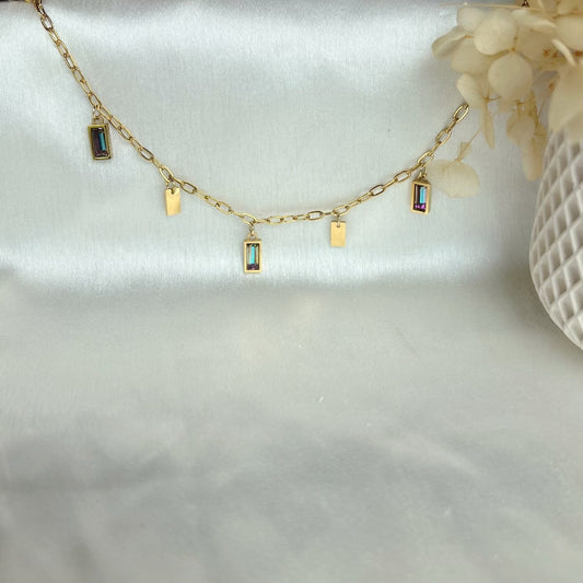 Iridescent Charm Bracelet