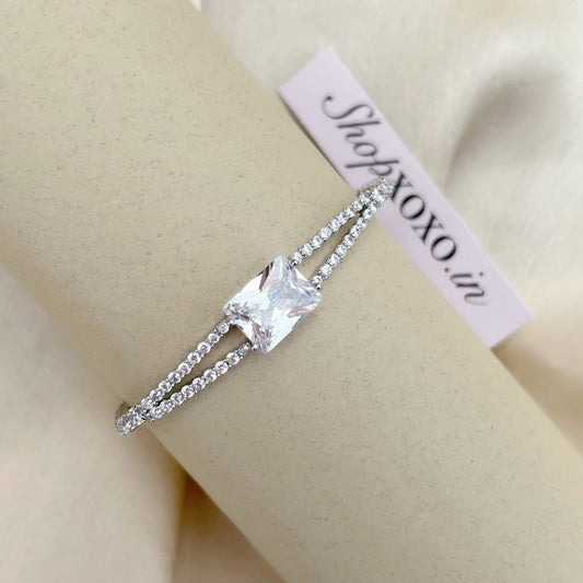 Camilla White Drawstring Bracelet