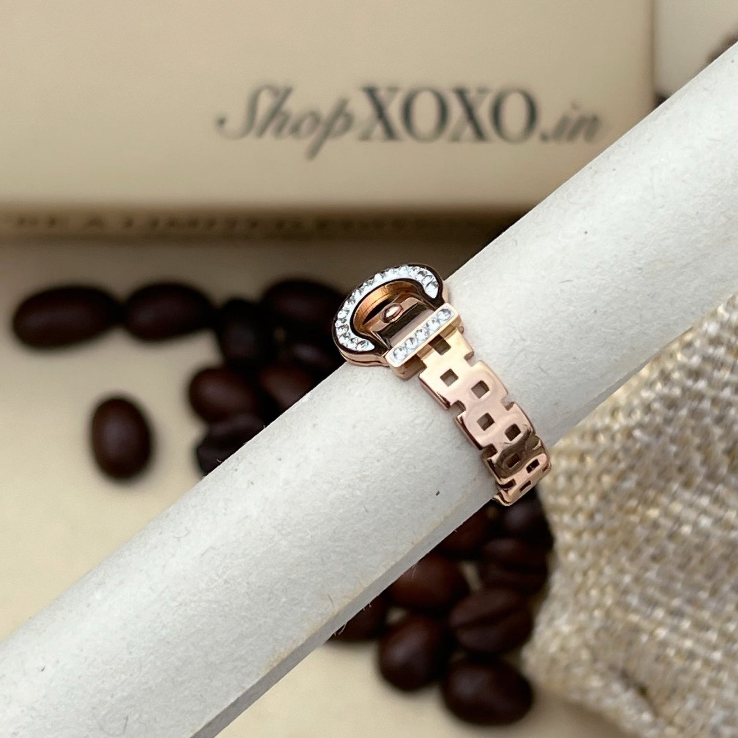 Rose Belt Ring