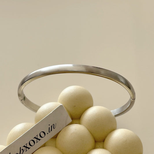 BAEsic Silver Matte Stack Band