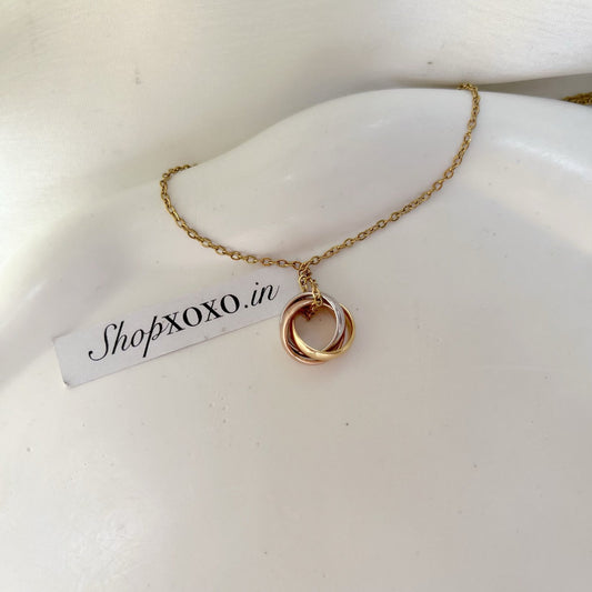 Triple Tone Necklace
