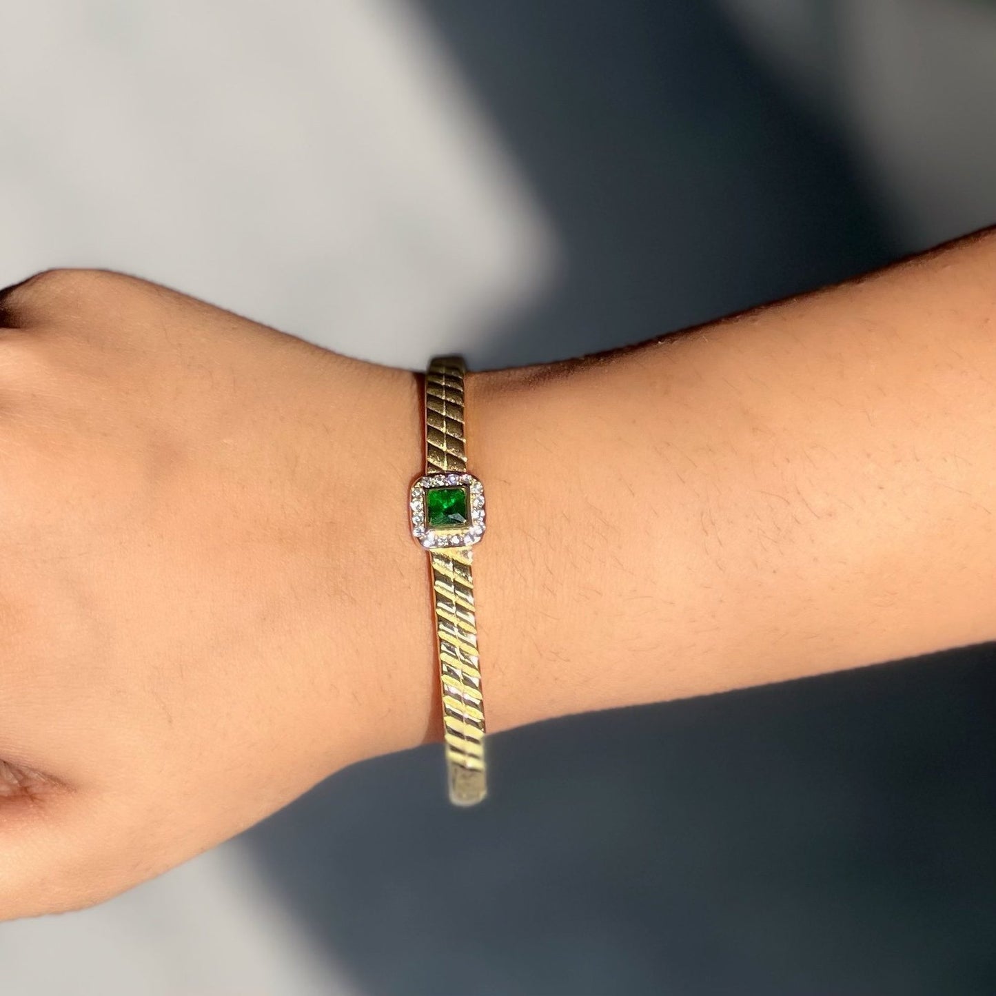Emerald Sparkle Stack Band