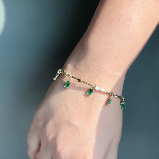 Leia Green Cuff
