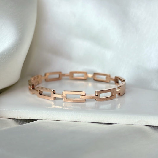 Classic Rose Link Stack Band