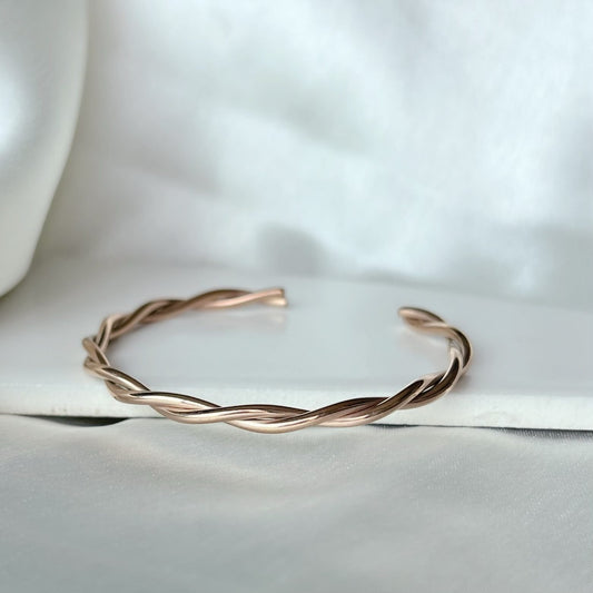 Rose Twisted Chic Cuff