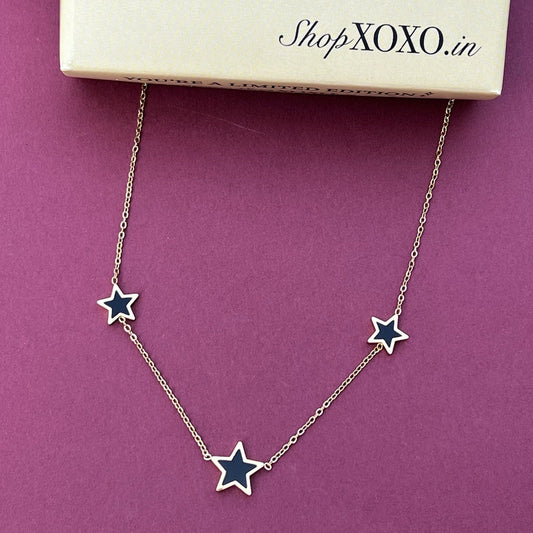 Starry Night - Black Necklace