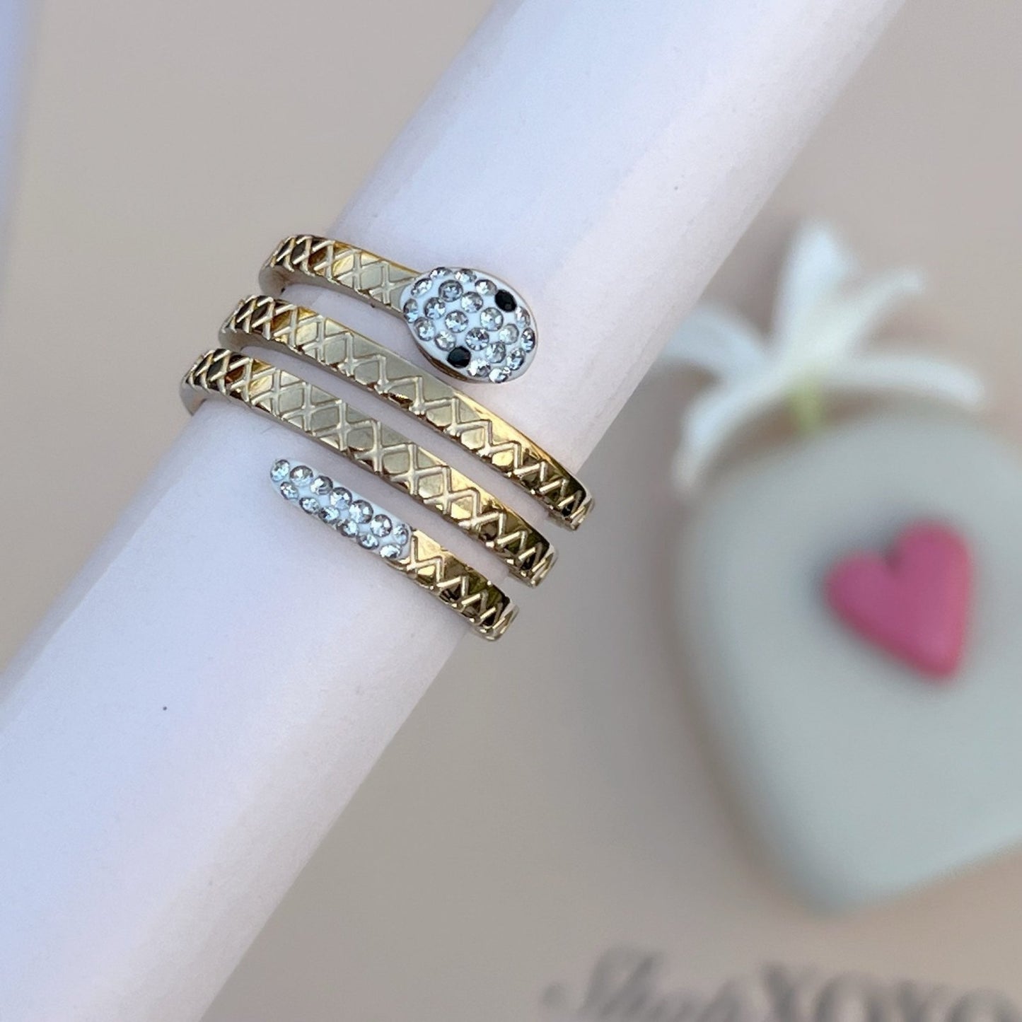 Gold Serpenti Ring