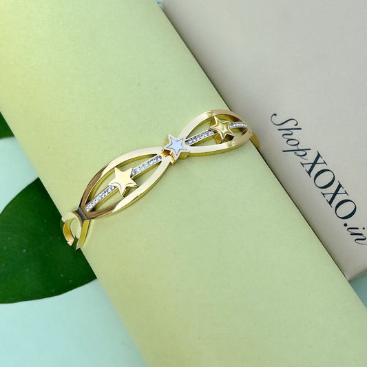 Peony Gold Stack Band