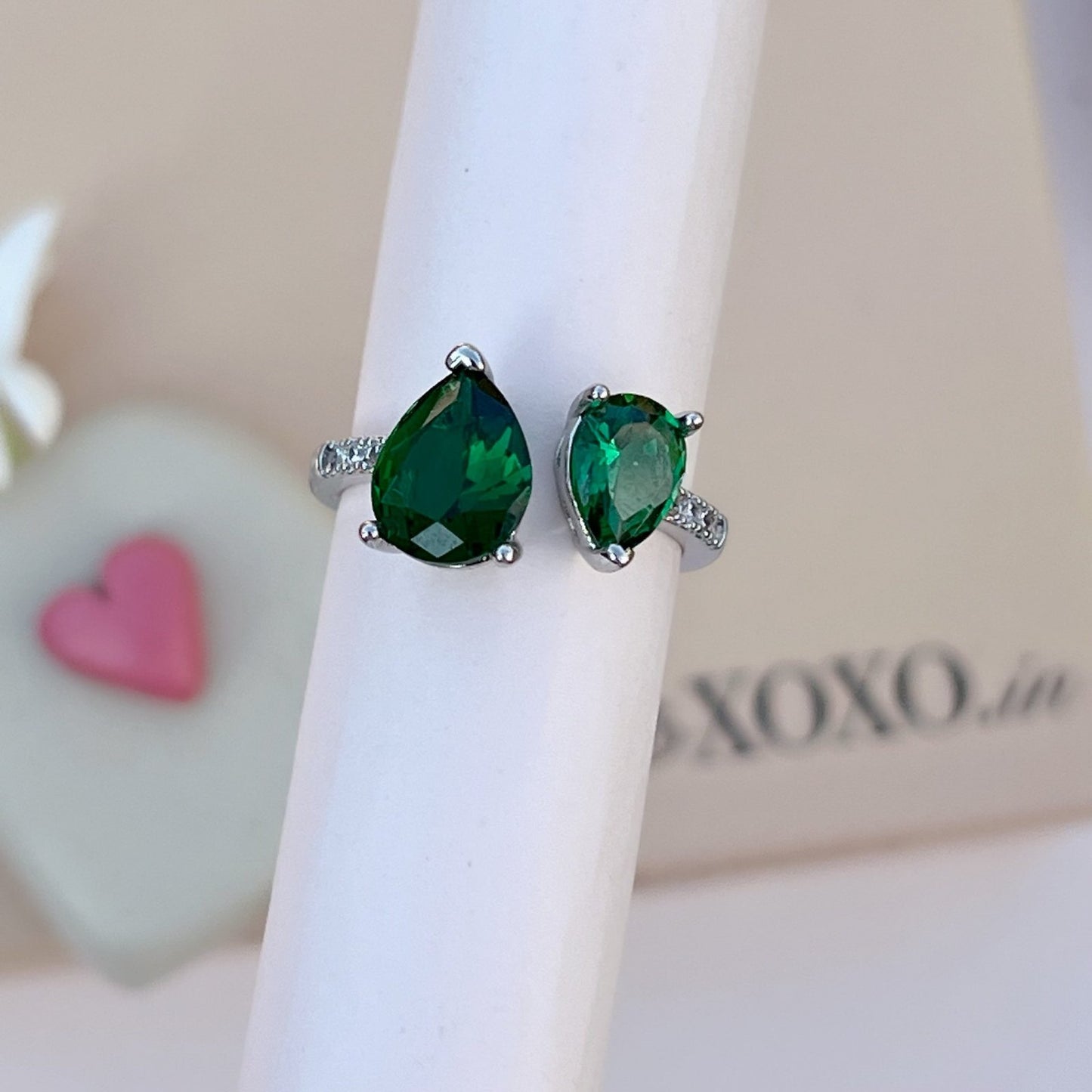 Delilah Green Ring