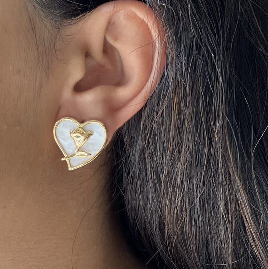 Enchanted Rose Earrings