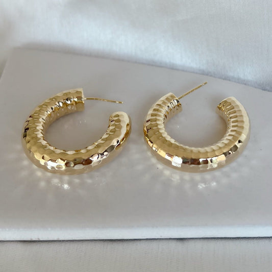 Chunky Gold Hoops
