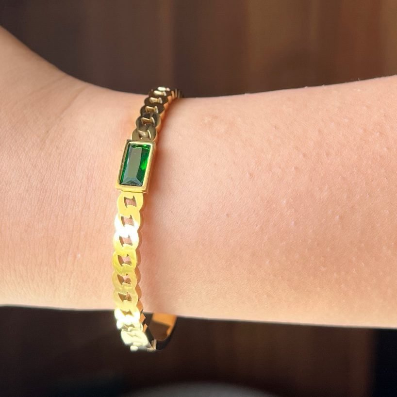 Emerald Gold Stack Band