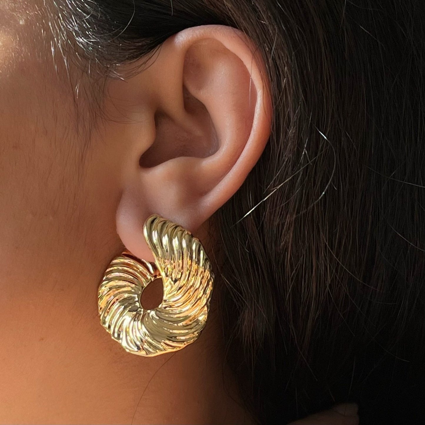 Gilded Ear Wrap Earrings