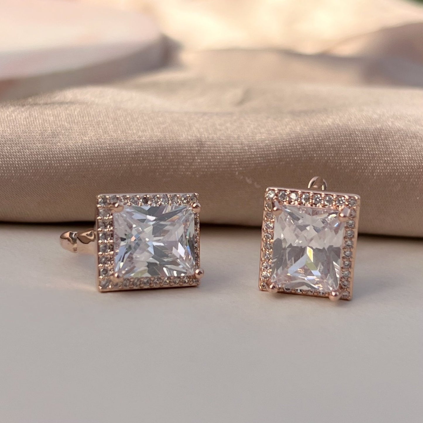 Paolo Rose Earrings