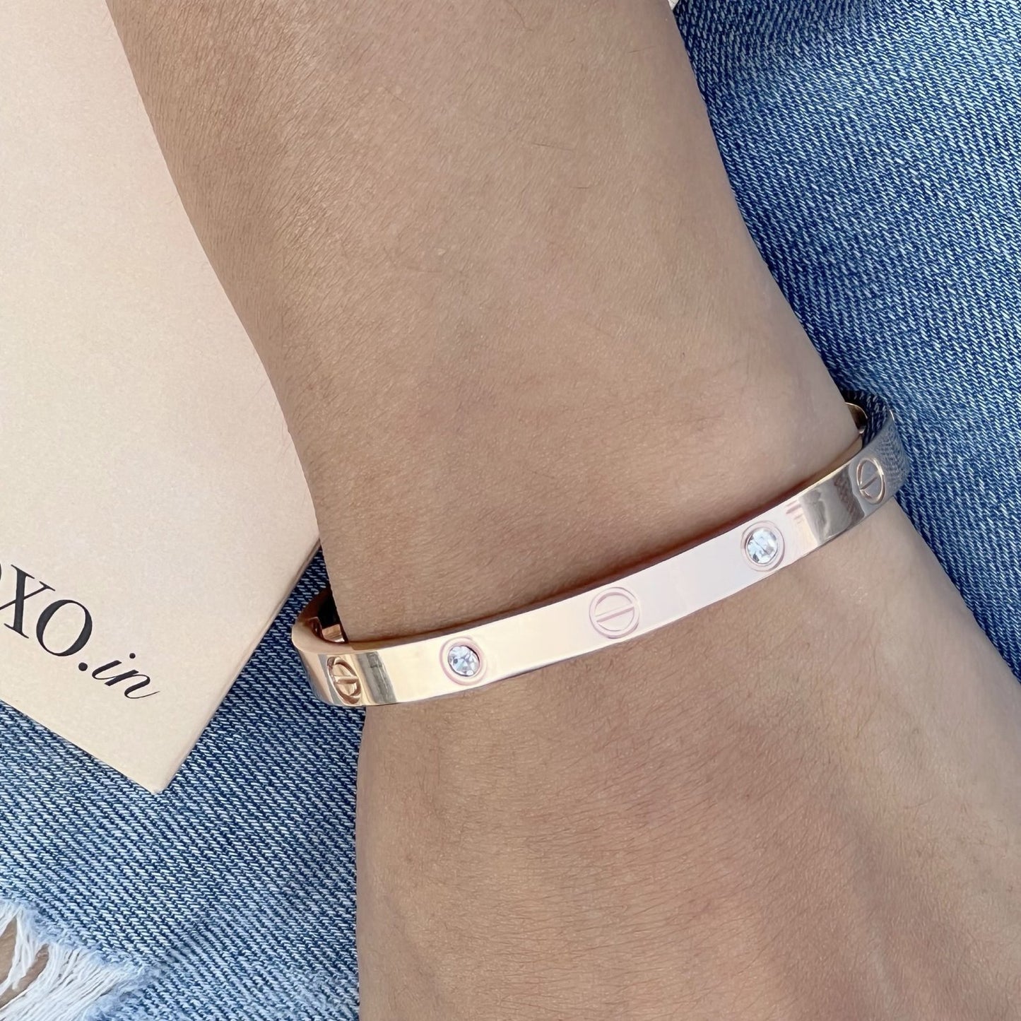 Rose Diamanté Band