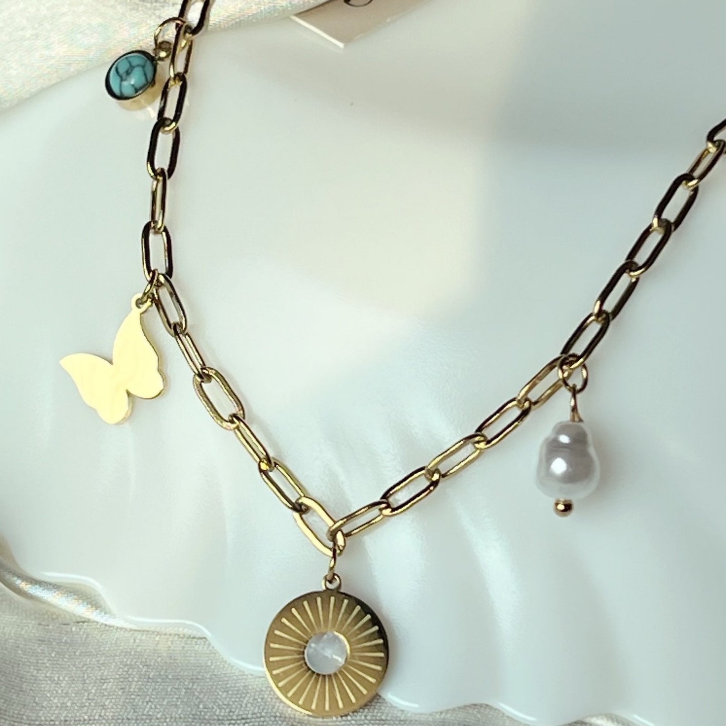 Clara Charm Necklace