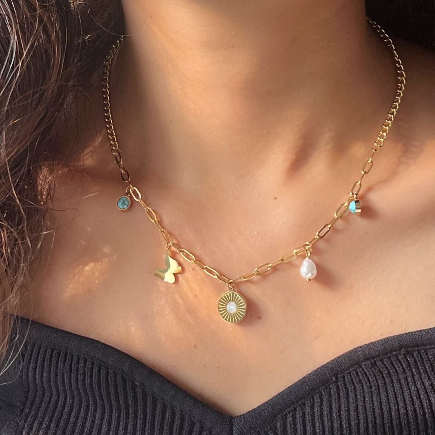 Clara Charm Necklace