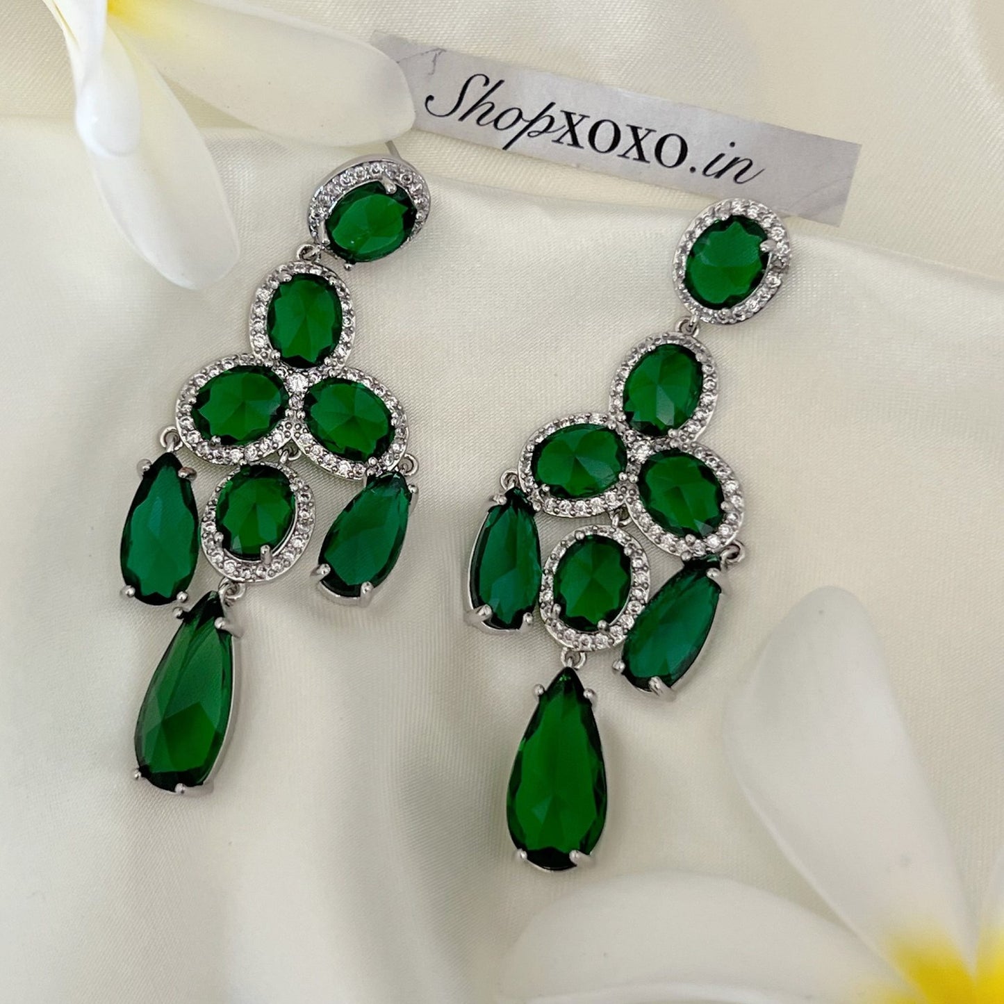Anya Green Luxe Earrings