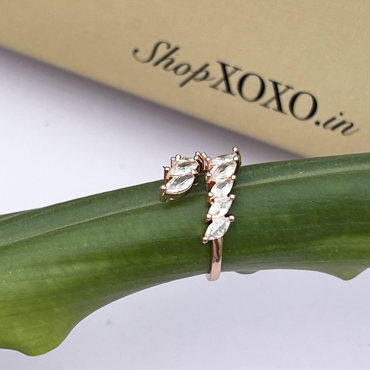 Leaf Rose Ring