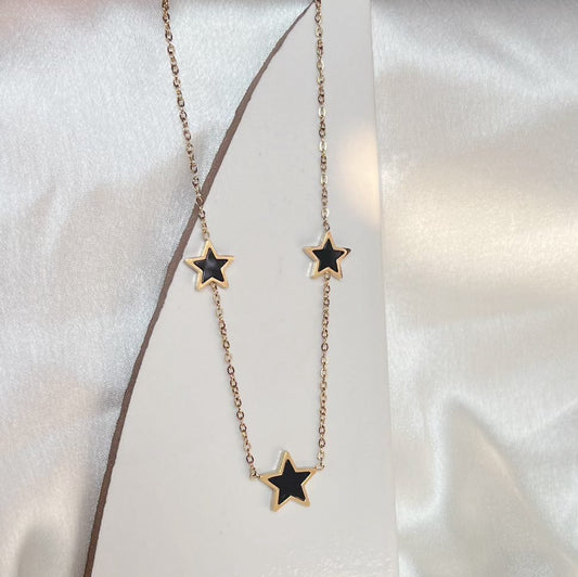 Starry Night - Black Necklace