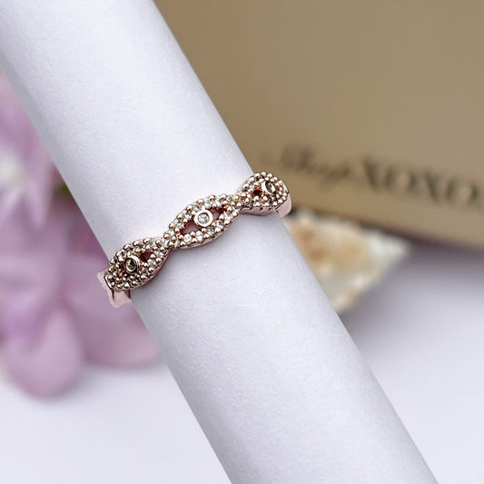 Minimal Evil Eye Ring