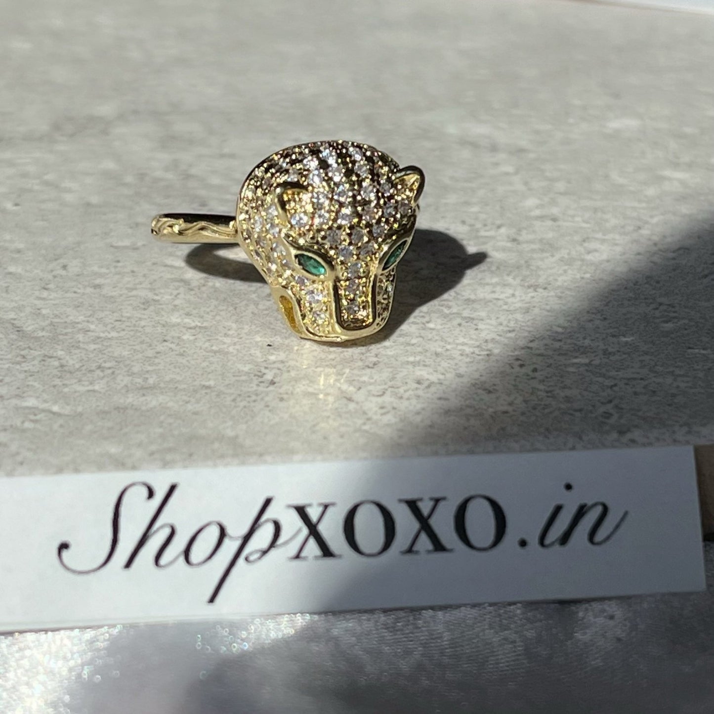 Lynx Gold Ring