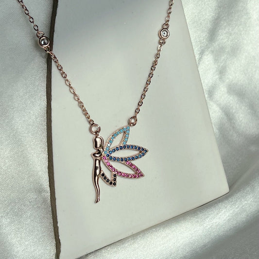 Rose Fairy Necklace