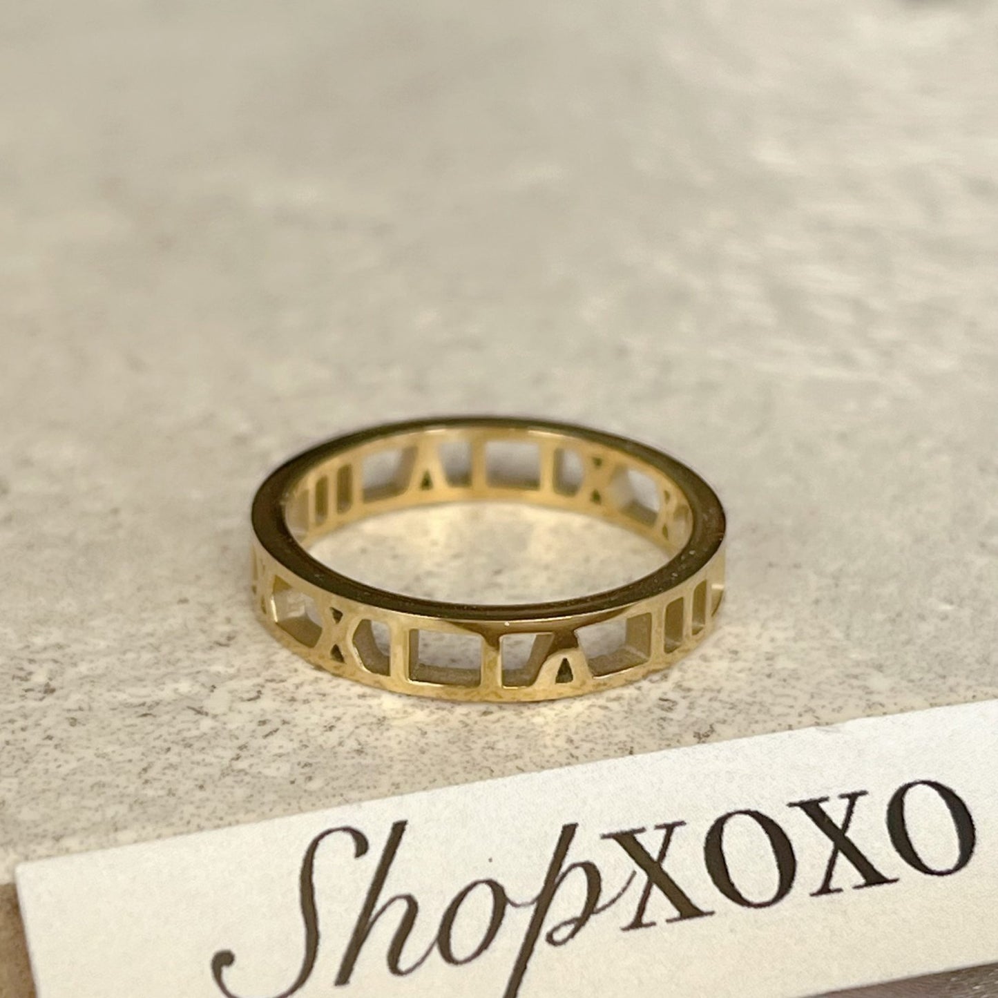 Roman Gold Filigree Ring