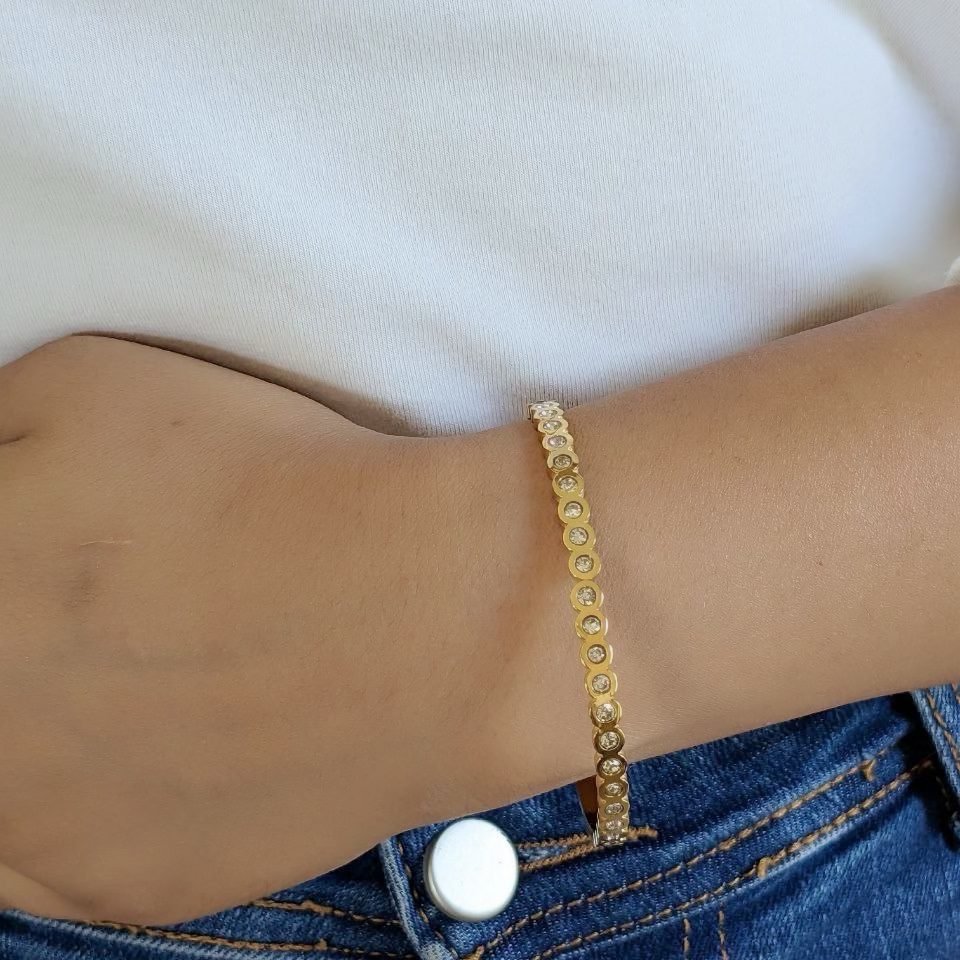 Charmaine Gold Stack Band