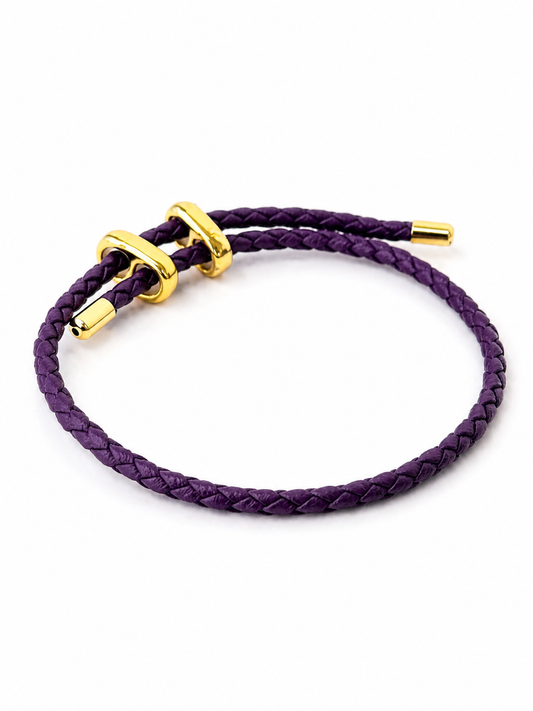 Aubergine Leather