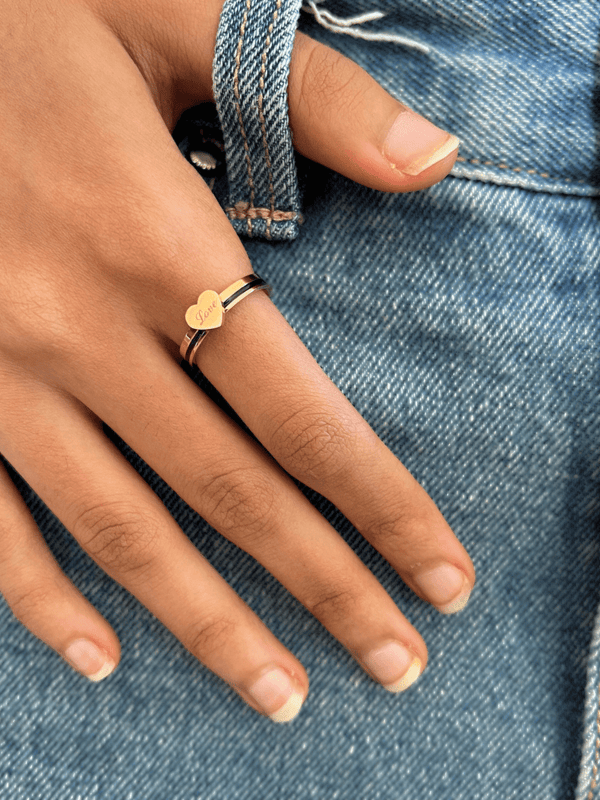 Heart Rose Ring