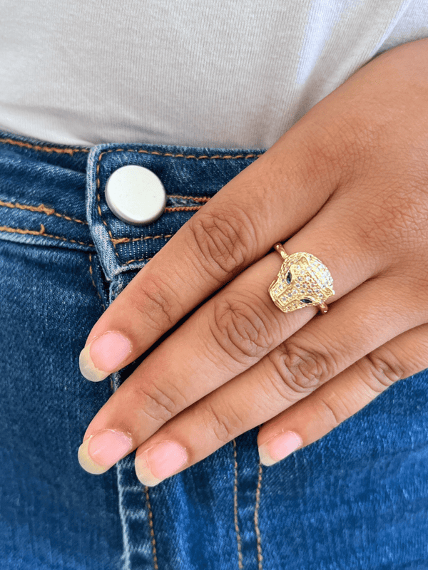 Lynx Gold Ring