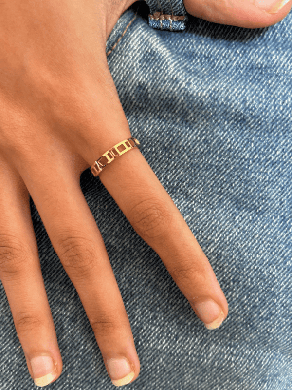 Roman Gold Filigree Ring