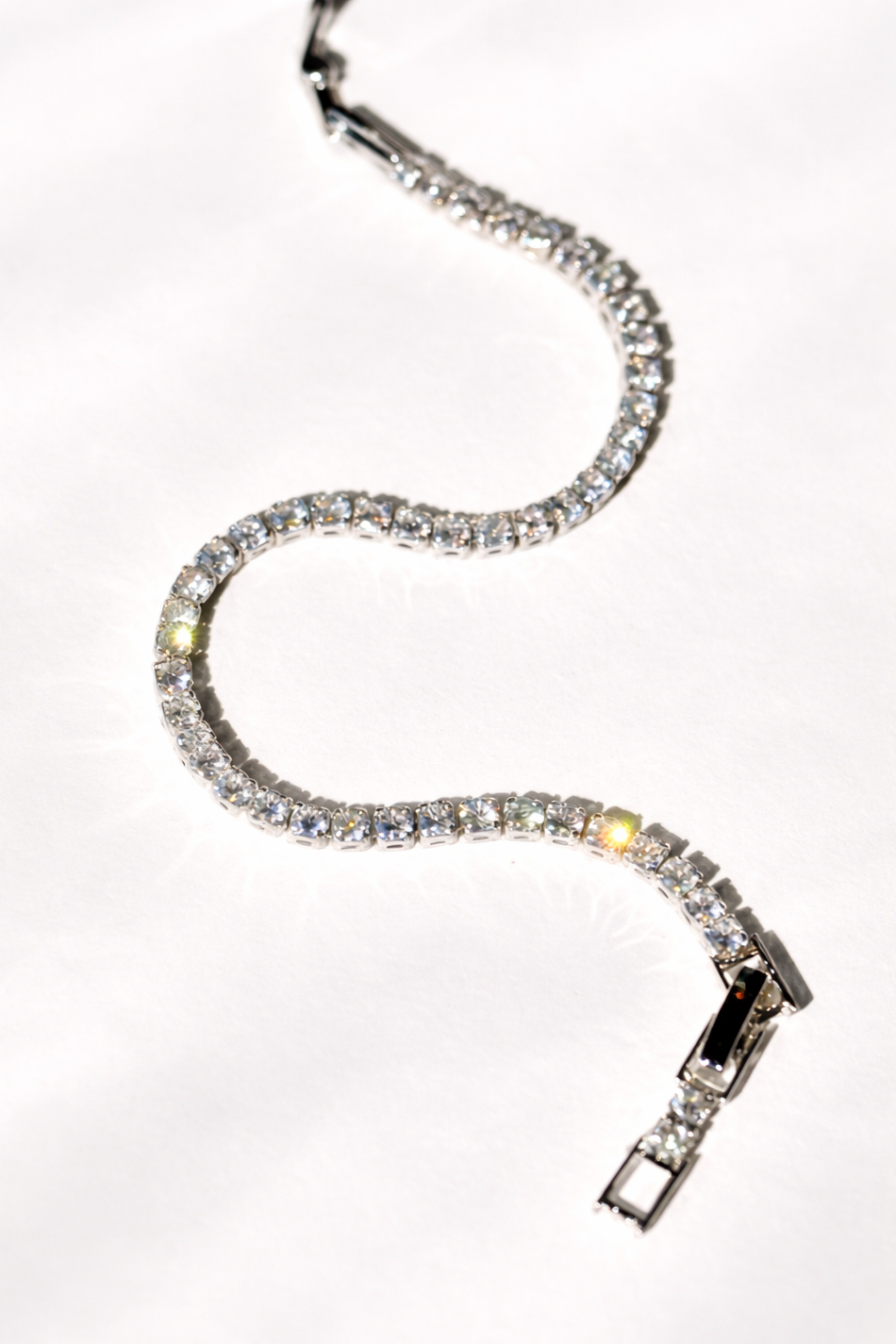 Luxe Micro Diamonds Silver Tennis Bracelet
